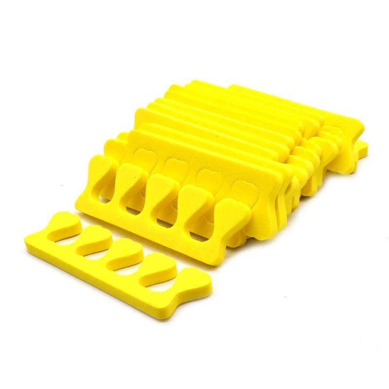 100 PCS/LOT Professional Nail Art Toes Separators Fingers Foots Divider Sponge Soft Gel UV Beauty Tools Polish Manicure Pedicure