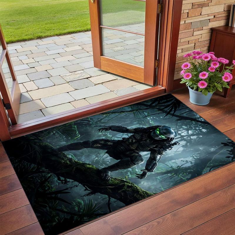 Crystal Velvet Rug Soft Non Slip Indoor Floor Mat Home DecorPredator