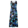 Women's Summer Casual Round Neck Printed Sleeveless Dress With Pockets