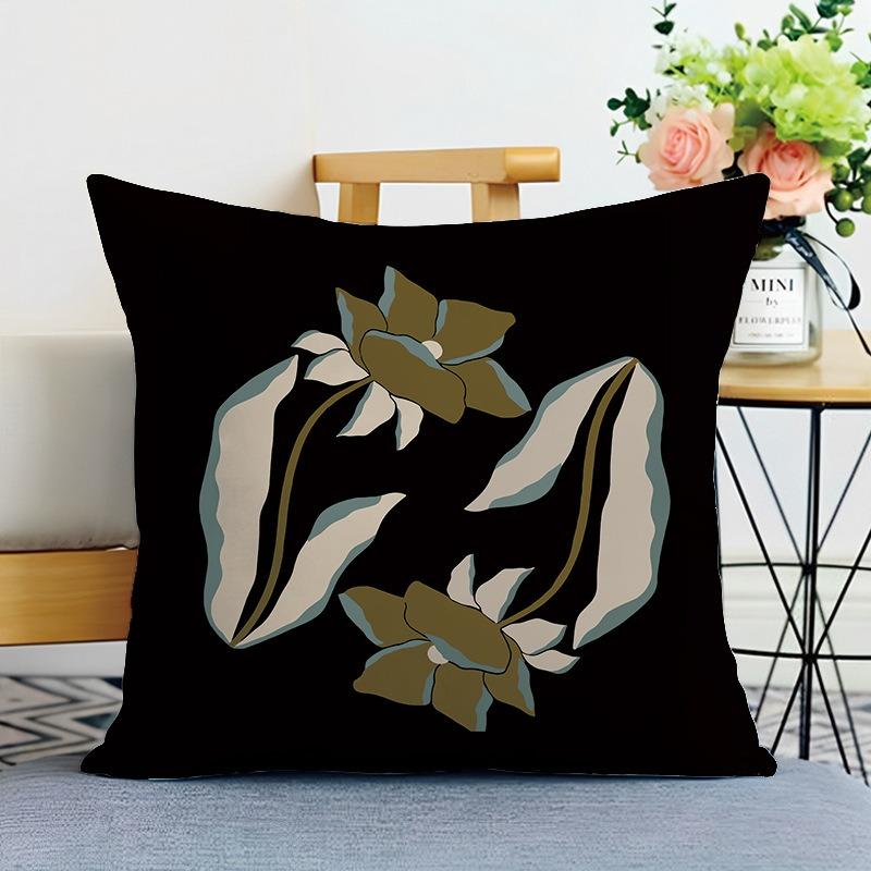 

Простая наволочка с принтом в стиле Ins для спальни, гостиной, квадратная наволочка с подушкой 45x45cm