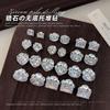Sparkling Zircon Nail Art Pile Jewelry Light Luxury Versatile Transparent White No Bottom Support Rock Sugar Pigeon Egg Ball Finished Product