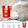 1/2/3Pcs Cup Cookie Holder Reusable Cup Side Cookie Organizer Container Dishwasher Safe Biscuits Candies Snacks Mug Storage Hanging Rack