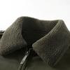 Padded Men's Fleece Thickened Outdoor Tooling Cotton-padded Jacket Jacket Casual Loose Lapel Thermal Jacket