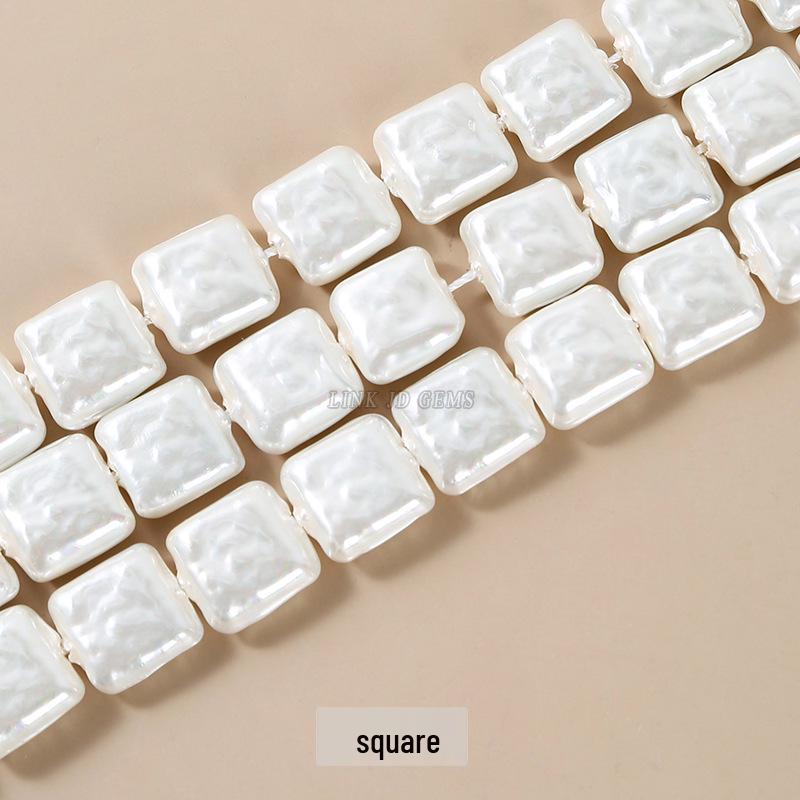 Jingde Jewelry 12mm Baroque Shell Pearl Beads for DIY Accessories