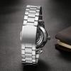 Men's Automatic Mechanical Skeleton Watch Luminous Analog Display Antique Waterproof Stainless Steel Band Casual Business Silver Gold black -