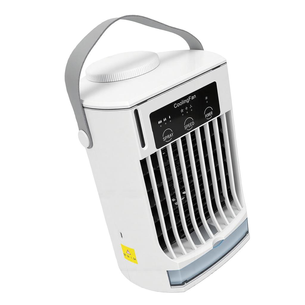 Household Air Conditioner Fan 3 Speeds 500ML Water Tank Low Noise Portable Air Cooler Humidifier
