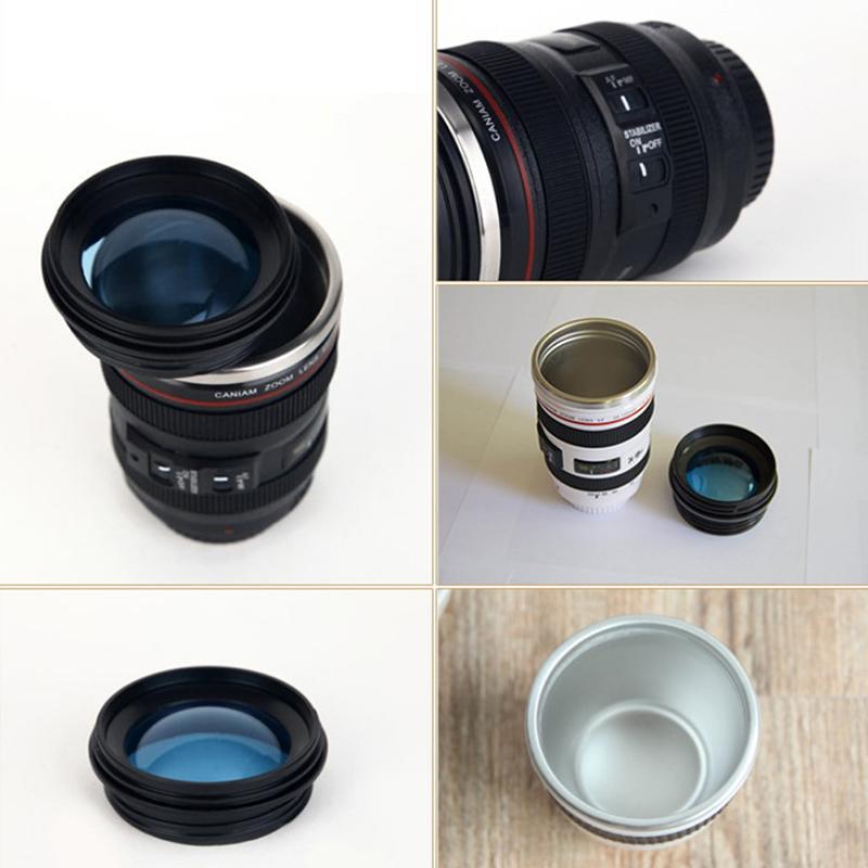 Tazza da Caffè Obi Fotocamera Acciaio Inossidabile da Viaggio Tazza Obi Termos Regalo Fotografo