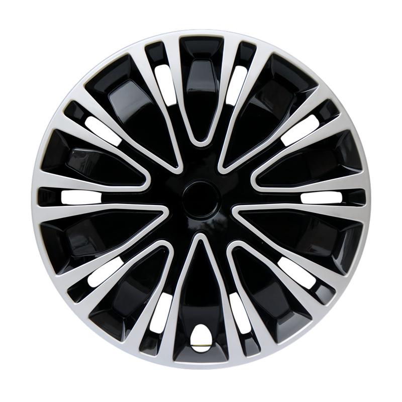 Декоративные колпаки на ступицу для колес 12 -16 12 inch AK Silver Black