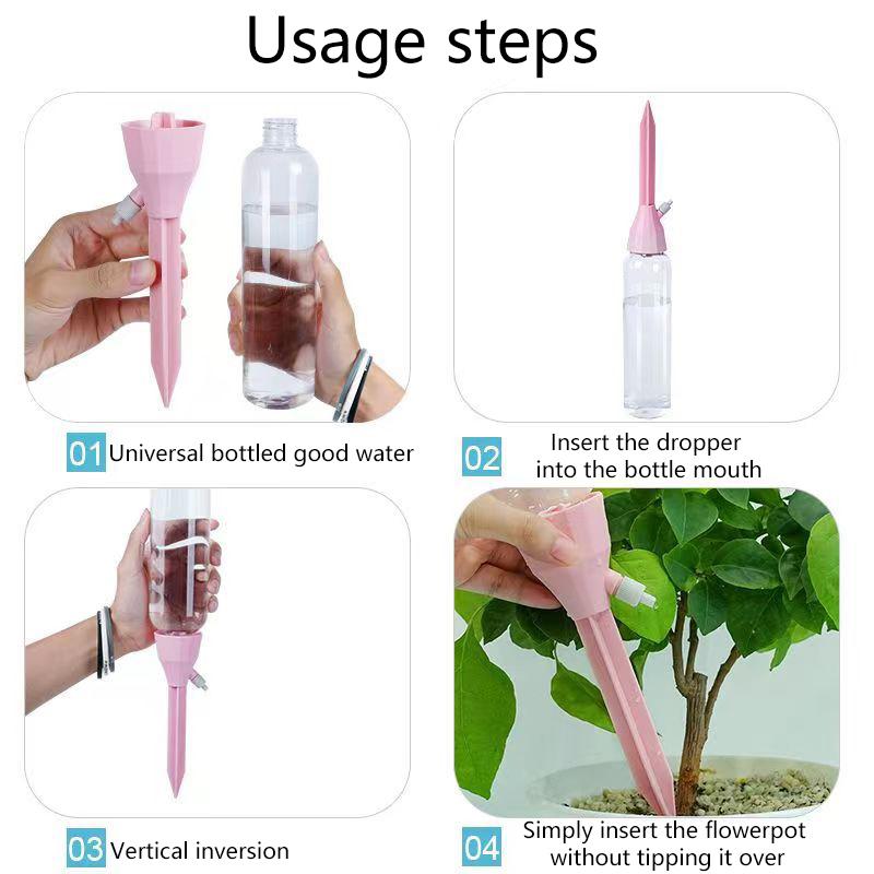 Automatic Watering Device Creative Plant Potting Gardening Adjustable Speed Dripping Device Lazy Home Automatic Watering Cans