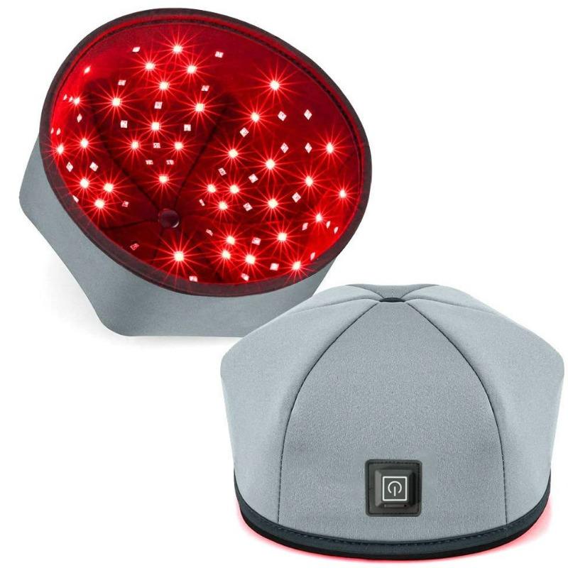 Red Light Therapy Hat Near Infrared LED Treatment Helmet Hair Growth Cap Prevent Loss Head Relaxation Scalp Relief