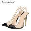 New Slingbacks Women Pumps Sexy High Heels Pointed Toe Stiletto Summer Shoes Woman Party Wedding