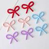 8Pcs Bows Cake Toppers Color Bow Cake Decoration Girls Happy Birthday Cake Topper Wedding Party Supplies
