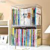 Transparent Acrylic Desktop Display Cabinet - Dustproof Large Capacity Bookshelf, CD Album Book Magazine Sorting Storage Box