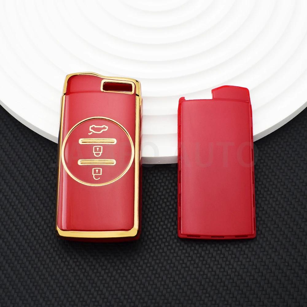 TPU Car Key Remote Case Cover For Chery Tiggo 4 5X 7 Pro 8 Exeed Txl Tx Lx Fashion Shell Fob Holder Protector Auto Accessories