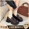 British style platform small leather shoes women's 2025 new spring versatile women's jk single shoes muffin loafers ins tide