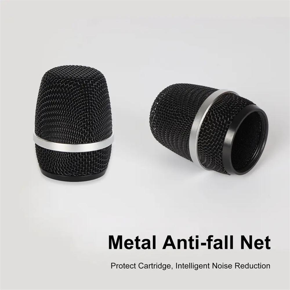 

W-17 Dynamic Wireless Microphone 1 to 2 All-Metal UHF FM Handheld Microphone for Conference,Stage Type A