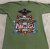Rare George Clinton and Parliament Funkadelic Military Green Shirt