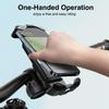 Bicycle Phone Holder Bike Mount 4.7-6.8 Inch Shockproof 360° Rotate Bike Motocycle Bike Phone Holder Cycling Phone Stand Bracket