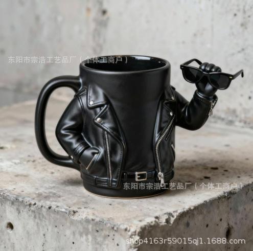 Premium-Quality Creative Premium-Quality Biker First-Class Jacket First-Class Shaped Premium-Quality Coffee High-Standard Mug High-Standard Resin 200ml