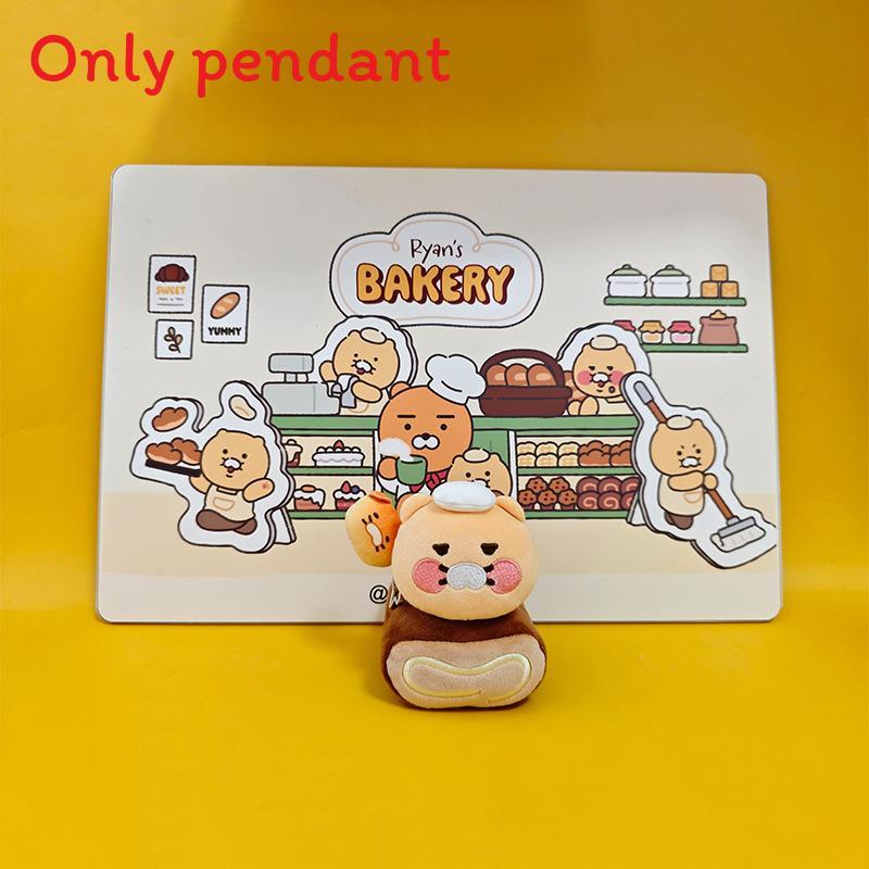 Kakao Friends Choonsik Toast Doughnut Baking Series Plush Doll Pendant Toy