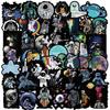 50PCS Astronauts Exploring Outer Space Graffiti Stickers Waterproof Vinyl Decals DIY Laptops Water Bottles Computers  Phones