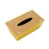 Golden Brick Tissue Dispenser For Kitchen Bathroom Office Convenient Paper Storage Container Living Room Accent