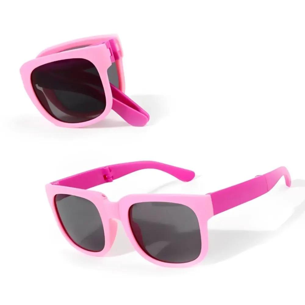 Square Frame Kids Sunglasses Fashion Uv 400 Outdoor Foldable Sunglasses Children Eyewear For Toddler Boys And Girls