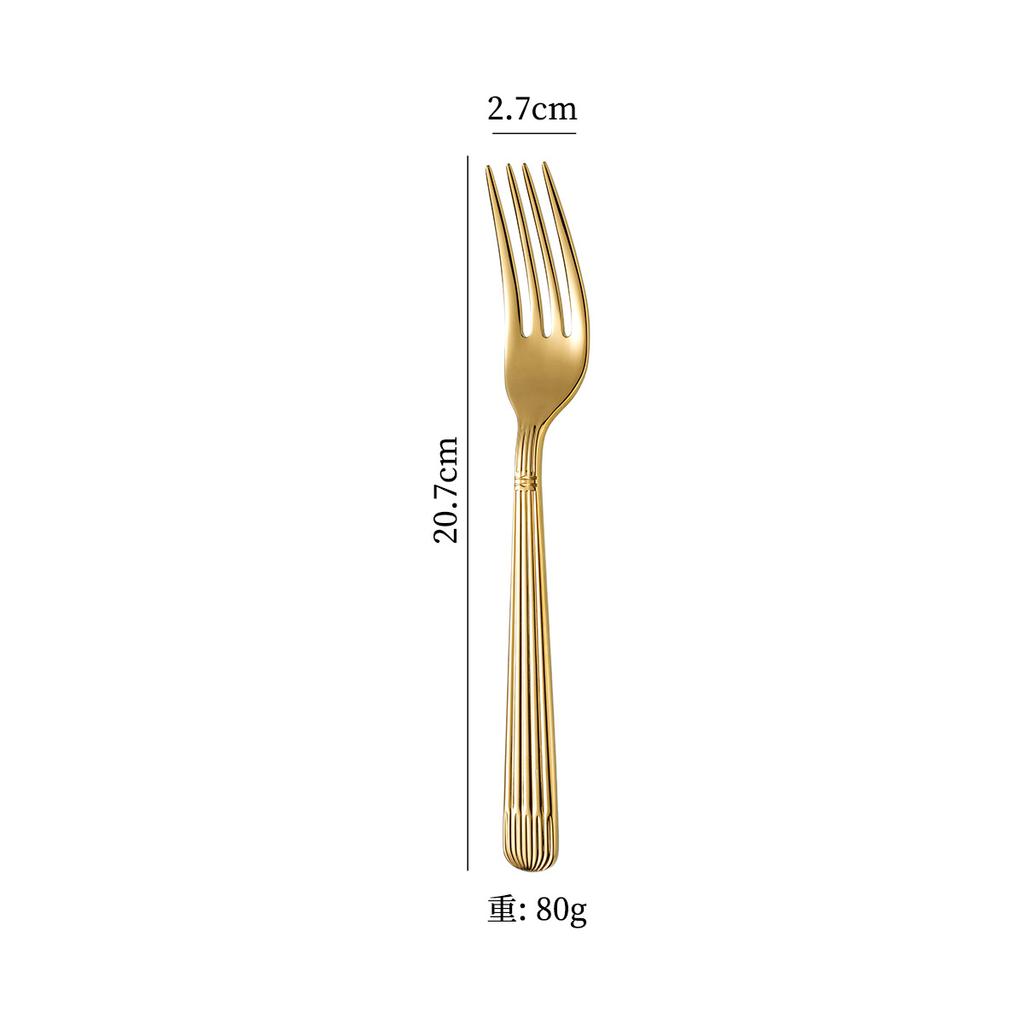 Half Gold Roman 304 Stainless Steel Cutlery Tableware Set Luxury Weeding Holiday Gift Knife Spoon Fork Teaspoon Teafork Service