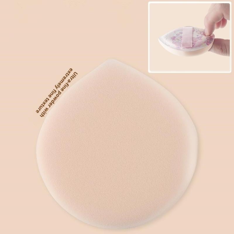 Kawaii Animation Sanrio Cartoon Pattern Hello Kitty Air Cushion Powder Puff Dry And Wet Use Sponge Makeup Setting Makeup Tool