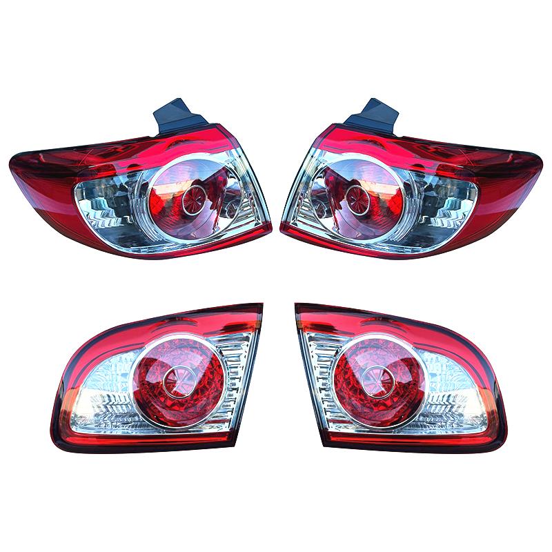 Car Red Rear Tail Light Cove For Hyundai Santa Fe 2010 2011 2012 Brake Lamp Cove 924020W500 924010W500 924062B500 924050W500