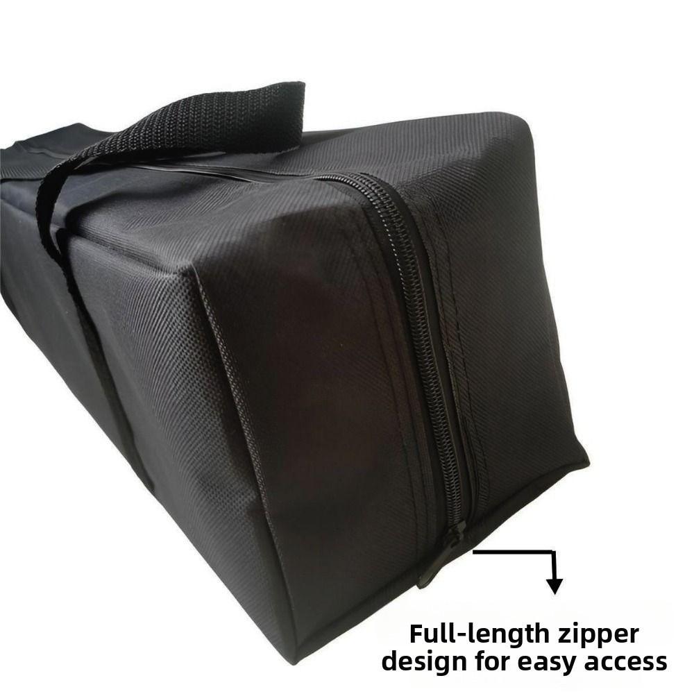 600D Oxford Cloth Moving Storage Tool Bag Black Tent Storage Bag  Outdoor Supplies