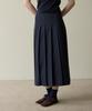 Opeundoeoseutyudio Medium Long Pleated Skirt Navy
