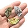 DIY Retro Alloy Fan Pendant for Necklace or Bracelet - Hot Sale, 33*21mm