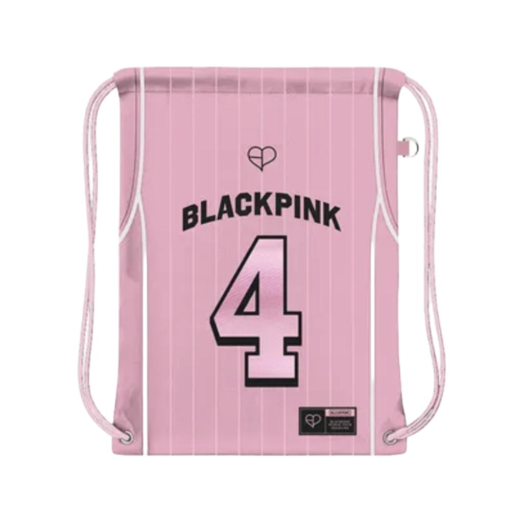 Blackpink Jump Uniform String Backpack Pink