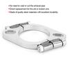 2.5in 63mm Steel Exhaust Flange Flat Oval Split Repair Replacement Accessory