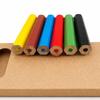 6-Color Mini Short Barrel Colored Pencils Set In Kraft Box for Children's DIY Painting & Doodling