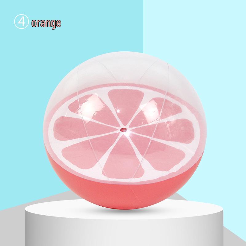 Internet Celebrity Watermelon-Orange Unicorn Inflatable Beach Ball Game