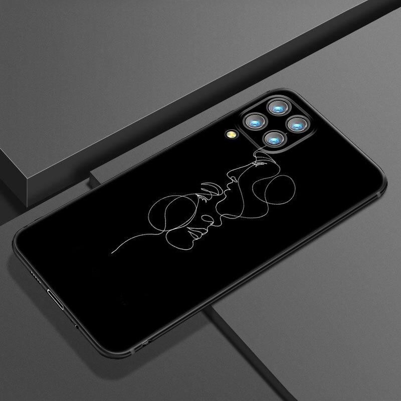 Abstract Art Line Phone Case For Samsung Galaxy A21 A30 A50 A52 S A13 A22 A32 4G A23 A33 A53 A73 5G A12 A31 A51 A70 A71 A72