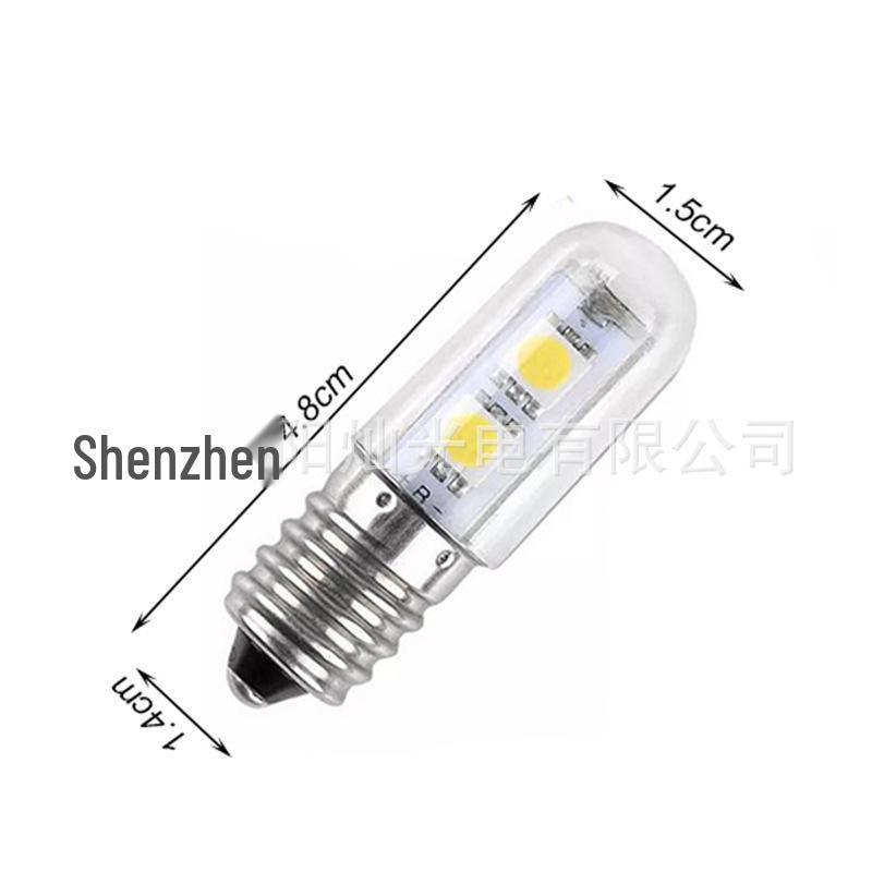 E14 LED Bulb 1.5W SMD5050 for Refrigerator, Range Hood, Sewing Machine - Energy-Saving Small Light.