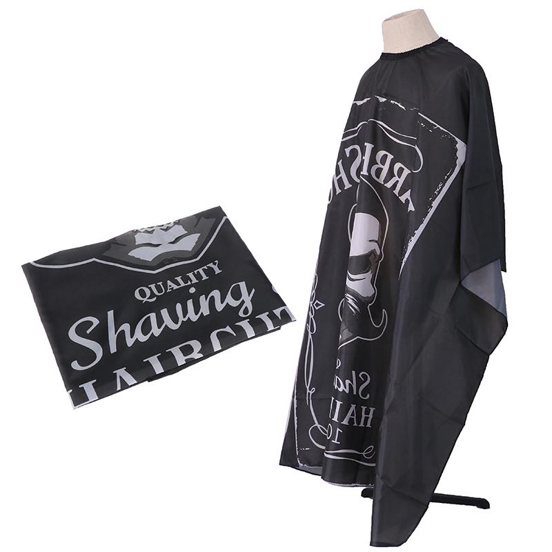 Účes Kadeřnictví Barber Cloth Vzor lebky Zástěra Polyester Cape Holičské šaty