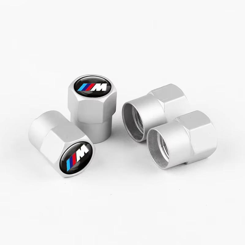 For BMW GF44Pcs Car Wheel Tire Valve Stem Cap Auto Air Stem Cover Auto Accessories for BMW M E90 E91 E92 E93 M3 E60 E61 F10 F07 M5 E63 E64
