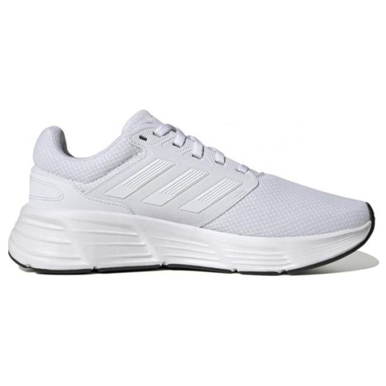 Adidas Galaxy 6 Bequeme Vielseitige Mesh Stoßdämpfung Rutschfest Abriebfest Low-Top Freizeit Laufschuhe Herren Sneaker Weiß HP6643