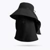 Wide-brimmed Sunshade Shawl Cap Anti-UV Mask Picking Tea Hat Cycling Cap Neck Protection Hat  Women