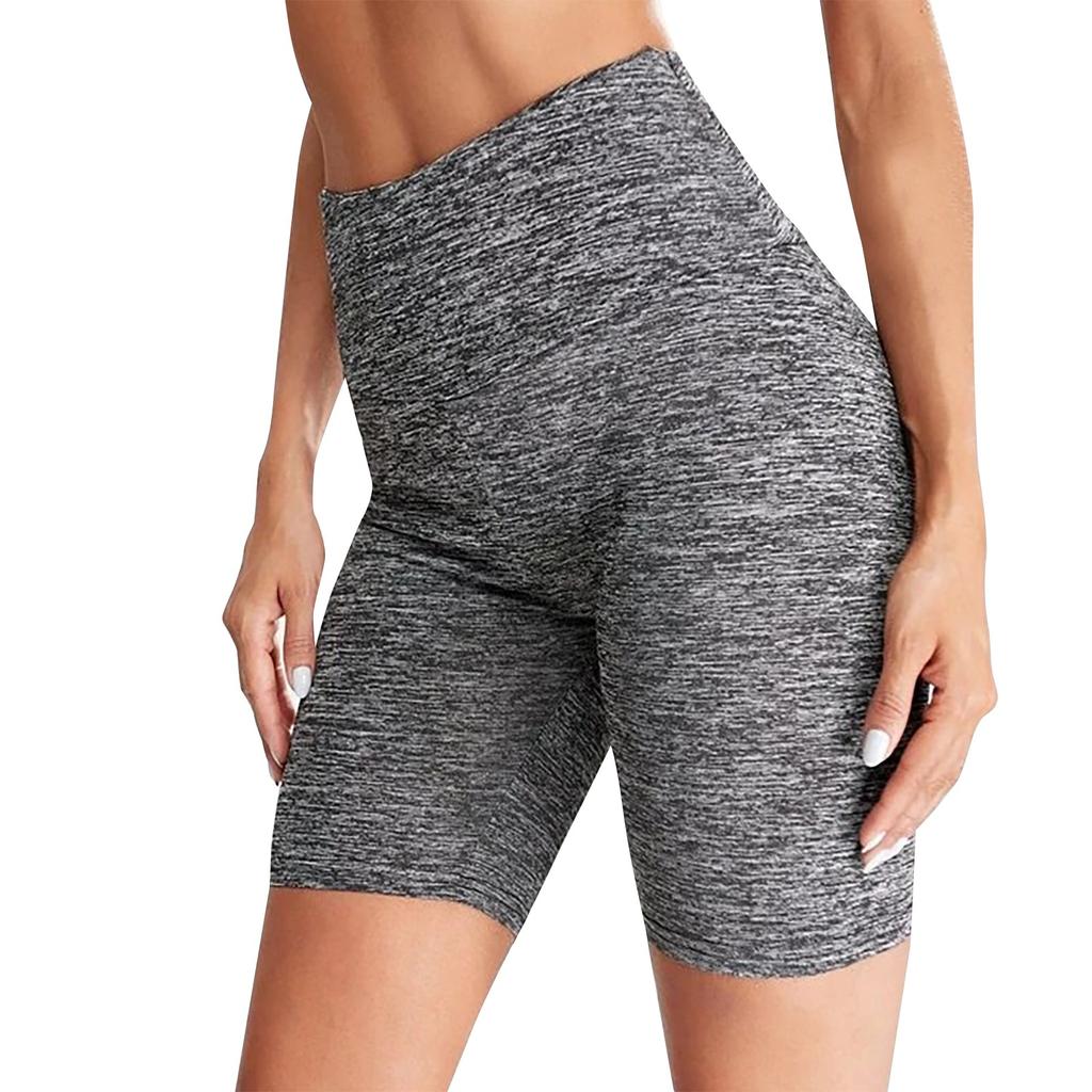 Damen Farbe Hüftlift Fitness Sport Laufen Leggings Yoga Hosen Shorts