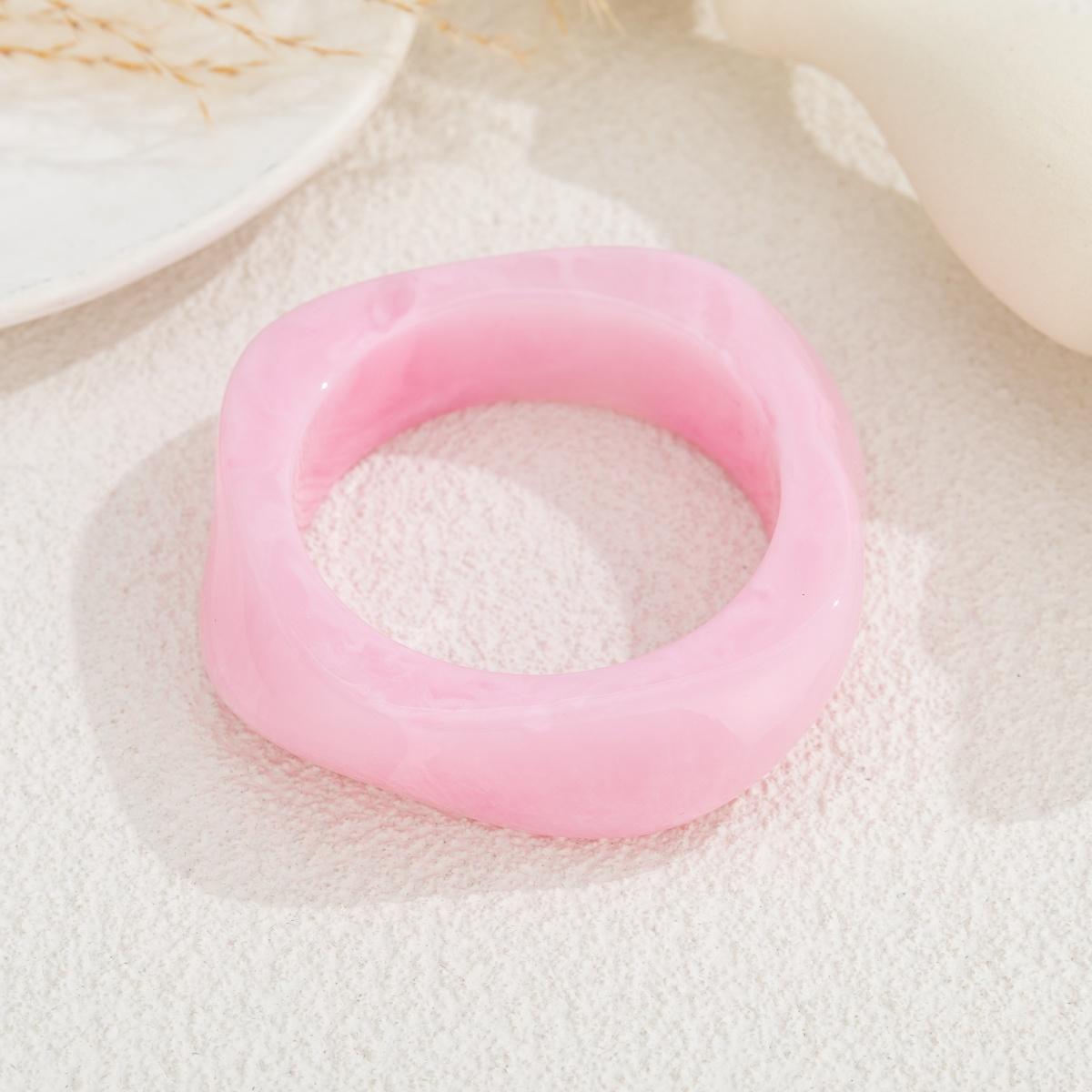 

2026 New Trend Acrylic Irregular Geometric Chunky Bangles for Women Resin Colorful Statement Charm Bracelet Bangle Men Jewelry