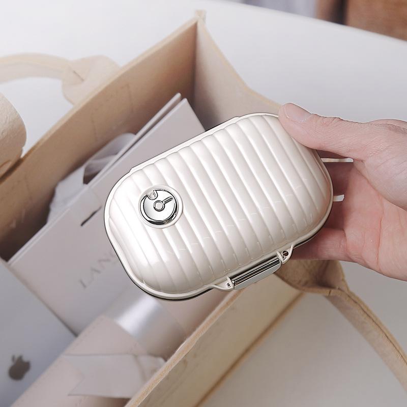 Cute Mini Pill Case Waterproof Moisture-Proof Pill Container For Daily Use Travel Compact Pocket Pill Organizer With Sealed Pill