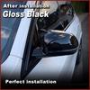 For BMW X3 G01 X4 G02 X5 G05 X6 G06 Gloss Black Side Mirror Cover Caps Replace