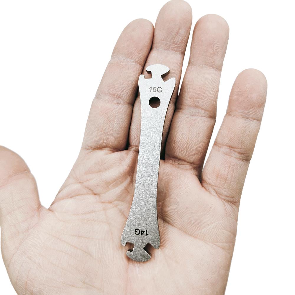 

Bike Spoke Wrench Universial Bicycle Spoke Adjustment Tool серебряный