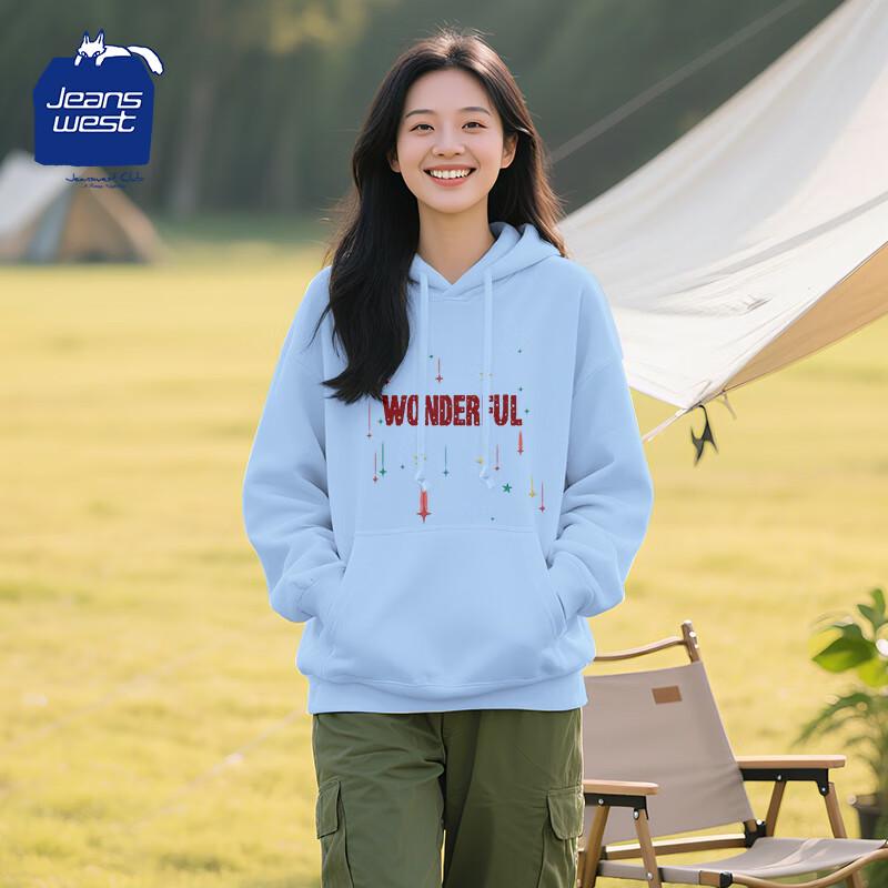 

JEANSWEST CLUB Unisex Loose Fit Hooded Sweatshirt 3XL