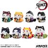 Demon Slayer Lucky Cat Anime Figure Blind Box Rengoku Tanjiro Inosuke Kawaii Cute Model Toy Desktop Car Ornaments Birthday Gift